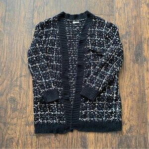 Blu Pepper Long Chunky Knit Heavy Knit Cardigan Duster Sweater